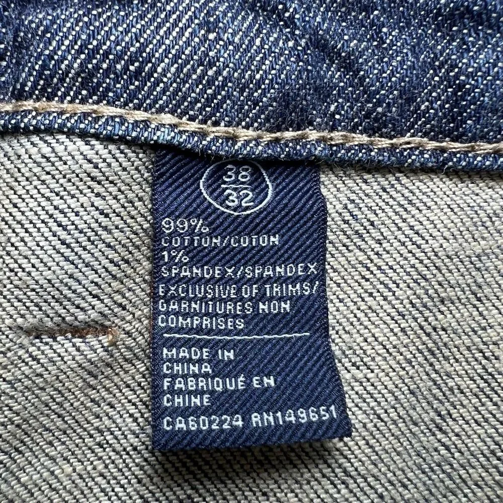 Buffalo David Bitton Driven Straight Stretch‎ Denim Jeans Men's Size 38x32